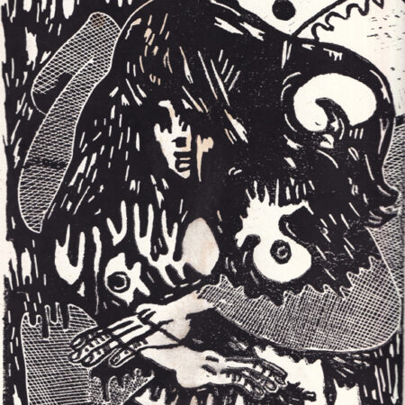 Linogravure "En Vrac"