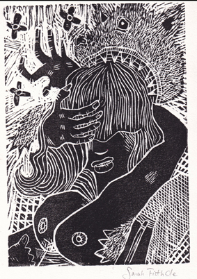 Linogravure "Le Spleen"