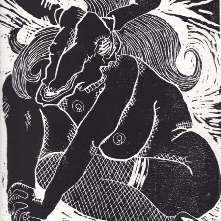 Linogravure "La Virago"