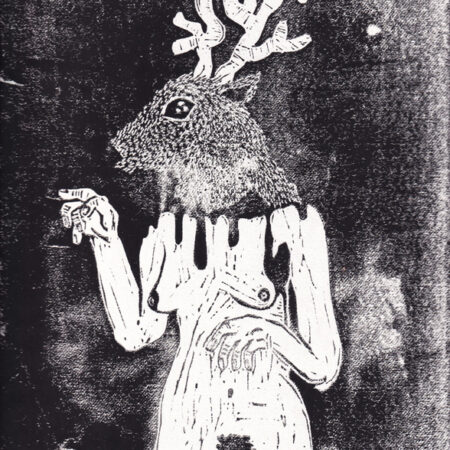 Linogravure "L'effondrement"