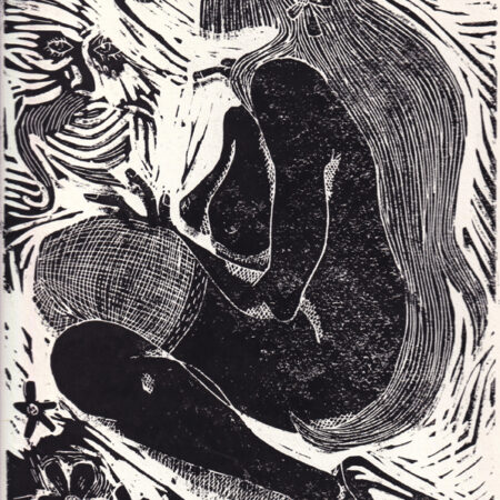 Linogravure "Le Horla"